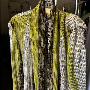 Alberto Makali Animal Print Jacket
